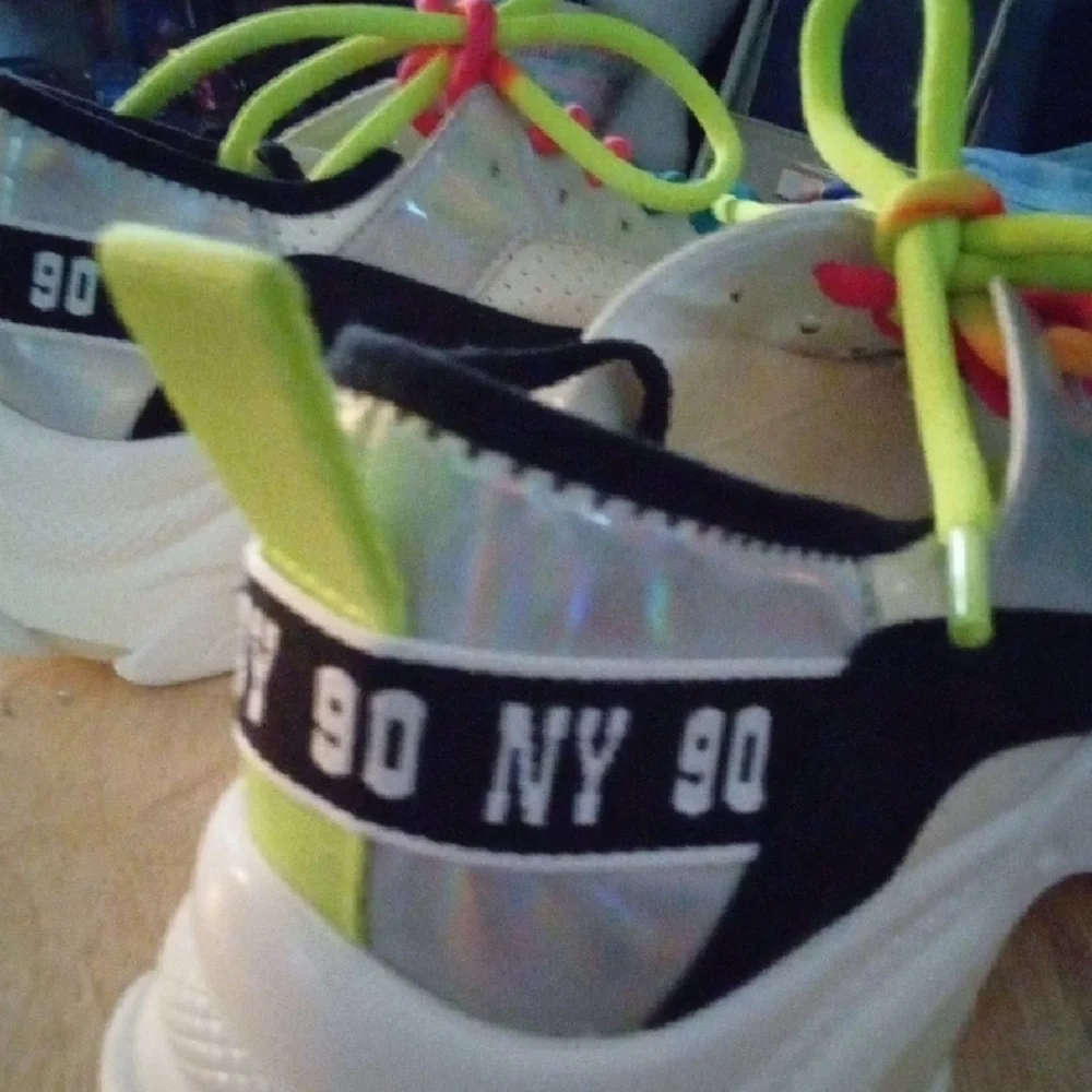 Steve Madden Kids Sneakers with Neon Accents